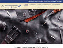 Tablet Screenshot of leathermechanic.com